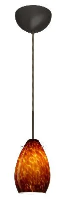Pera One-Light Mini Pendant in Bronze