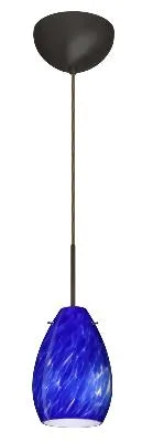 Pera One-Light Pendant in Bronze