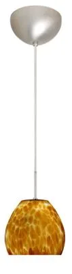 Bolla Mini Pendant in Satin Nickel