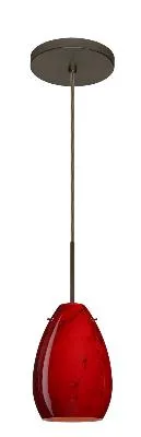 Pera One-Light Mini Pendant in Bronze