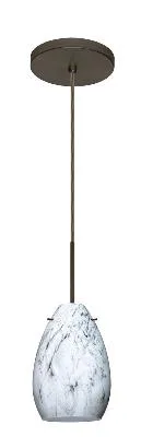 Pera One-Light Mini Pendant in Bronze