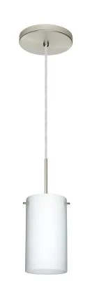 Stilo One-Light Pendant in Satin Nickel