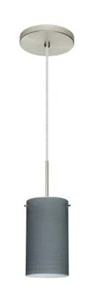 Stilo One-Light Pendant in Satin Nickel