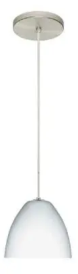 Sasha One-Light Mini Pendant in Satin Nickel