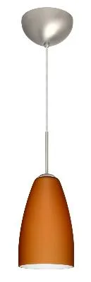 Riva One-Light Pendant in Satin Nickel