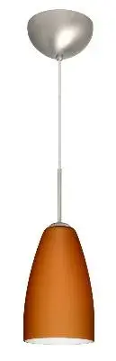 Riva One-Light Pendant in Satin Nickel