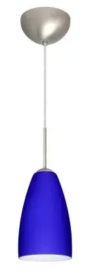Riva One-Light Pendant in Satin Nickel
