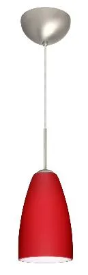 Riva One-Light Mini Pendant in Satin Nickel