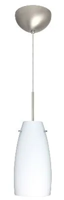Tao One-Light Pendant in Satin Nickel