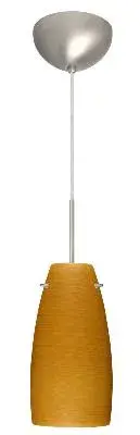 Tao One-Light Mini Pendant in Satin Nickel