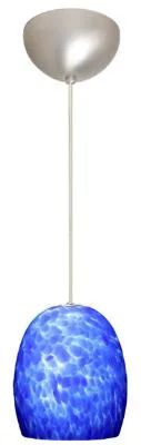 Lucia One-Light Pendant in Satin Nickel