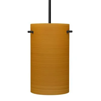 Tamburo 5 LED Pendant in Black