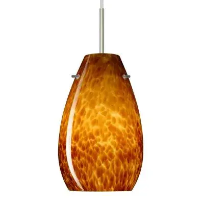 Pera One-Light Pendant in Satin Nickel