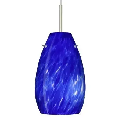 Pera One-Light Pendant in Satin Nickel