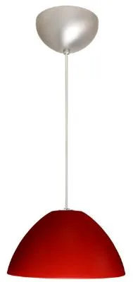 Tessa One-Light Pendant in Satin Nickel
