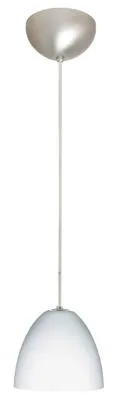 Vila One-Light Pendant in Satin Nickel