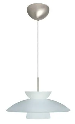 Trilo One-Light Pendant in Satin Nickel