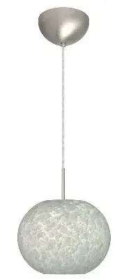 Luna One-Light Pendant in Satin Nickel