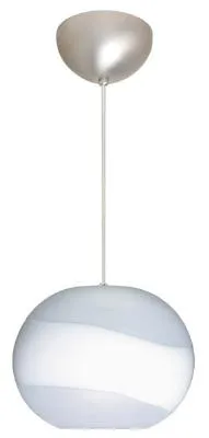 Luna One-Light Pendant in Satin Nickel