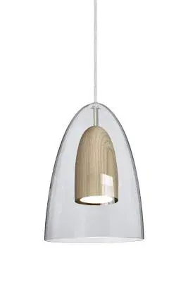 Dano LED Pendant in Satin Nickel