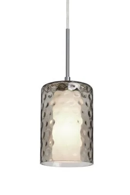 Esa One-Light Pendant in Satin Nickel