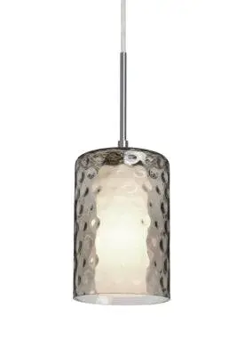 Esa One-Light Pendant in Satin Nickel