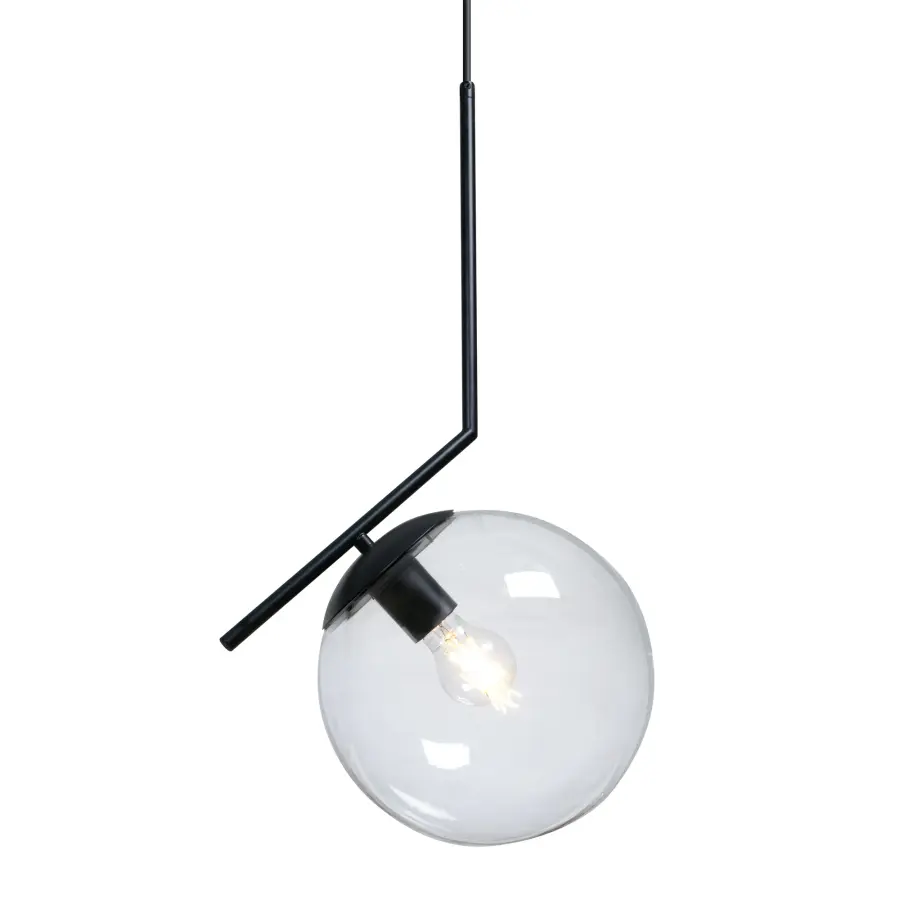 Hugo Clear Globe Pendant Light