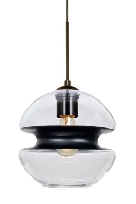 Hula 8 One-Light Pendant in Bronze