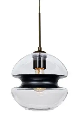 Hula 8 One-Light Pendant in Bronze