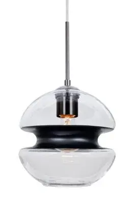 Hula 8 One-Light Pendant in Satin Nickel