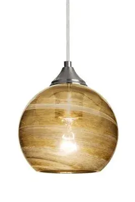 Jilly One-Light Pendant in Satin Nickel