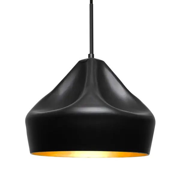 Lotus Pendant in Matte Black