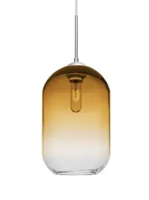 Omega 12 Pendant Light in Satin Nickel