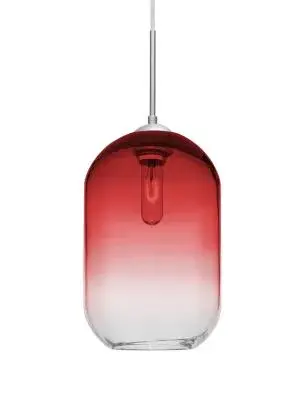 Omega 12 Pendant Light in Satin Nickel