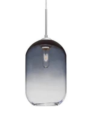 Omega 12 Pendant Light in Satin Nickel