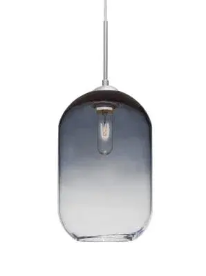 Omega 12 Pendant Light in Satin Nickel