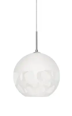 Rocky One-Light Pendant in Satin Nickel