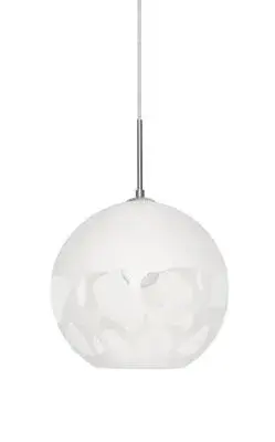 Rocky One-Light Pendant in Satin Nickel