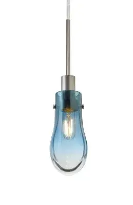 Wish One-Light Pendant in Satin Nickel