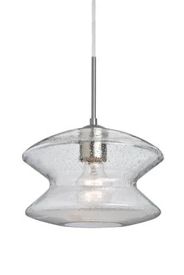 Zen One-Light Pendant in Satin Nickel