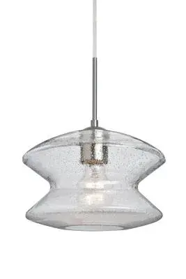 Zen One-Light Pendant in Satin Nickel