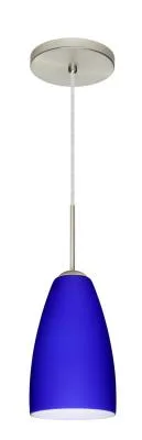 Riva One-Light Pendant in Satin Nickel