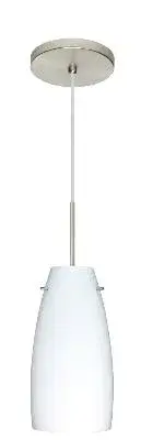 Tao One-Light Pendant in Satin Nickel