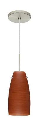 Tao One-Light Pendant in Satin Nickel