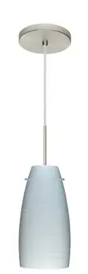 Tao One-Light Pendant in Satin Nickel