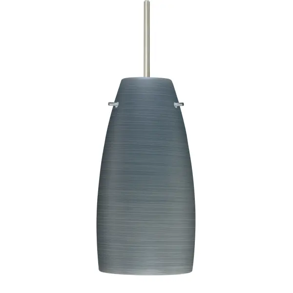 The Tao 10 Titan pendant showcases century-old glassblowing techniques with soft off-white cased glass featuring spiraling silver strokes. The etched satin finish creates a spun silk appearance when unlit, transforming into luminous texture when illuminated.