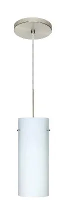Stilo One-Light Mini Pendant in Satin Nickel