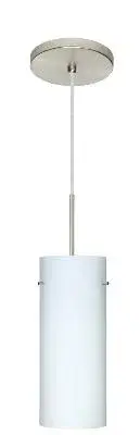 Stilo One-Light Mini Pendant in Satin Nickel
