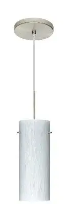 Stilo One-Light Mini Pendant in Satin Nickel