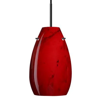 Besa Pera 9 LED Pendant in Black